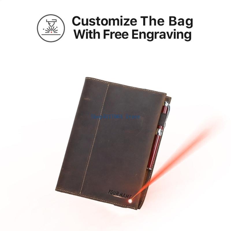 Leather Work Diary Covers - غلاف مجلة T3LB المحمول مع صفحات