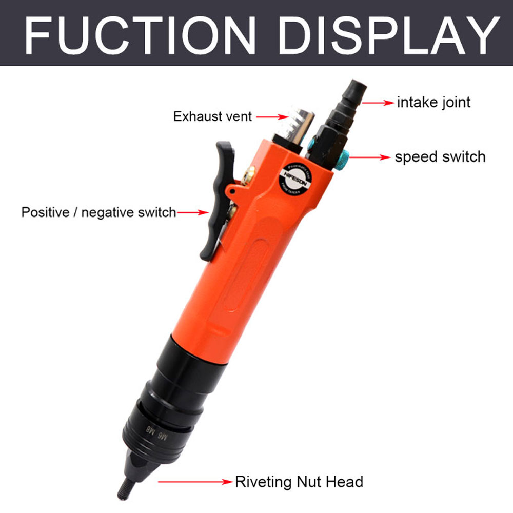 HIFESON هوائي الهواء جوزة برْش - مراجعة Rivet Setter Tool وسعره
