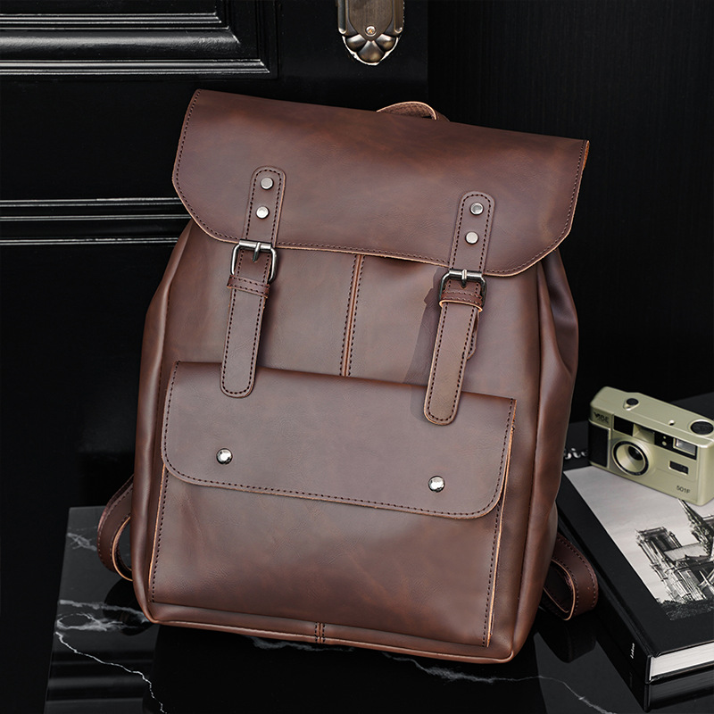 حقيبة ظهر جلدية رجالية عتيقة،  - مراجعة Leather Work Rucksack Mens وسعره