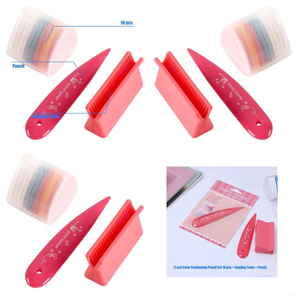 L43A طقم طباشير خياط ملون مكون - مراجعة Bone Folder Tool وسعره