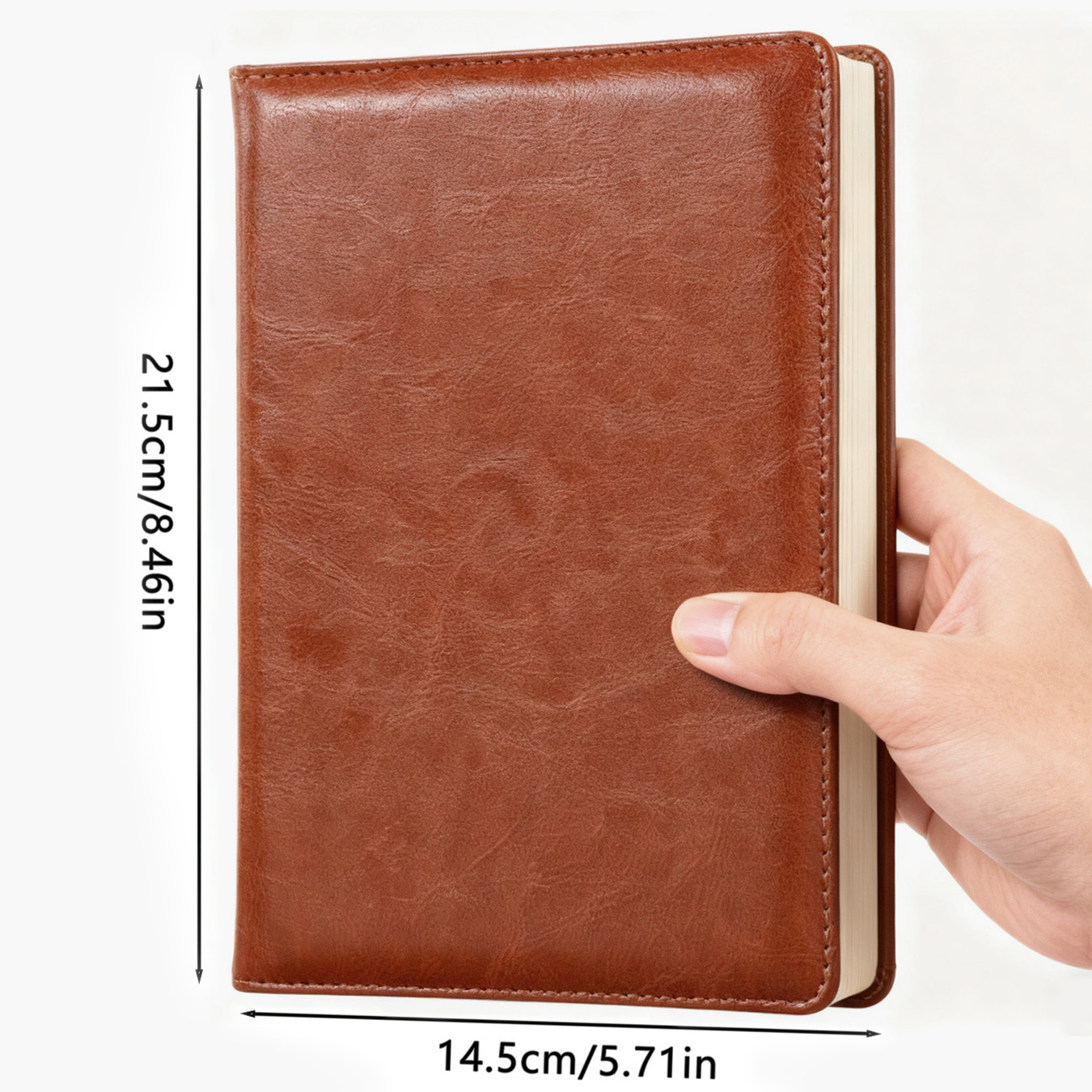 دفتر ملاحظات من الجلد الصناعي  - مراجعة Leather Work Diary Covers وسعره