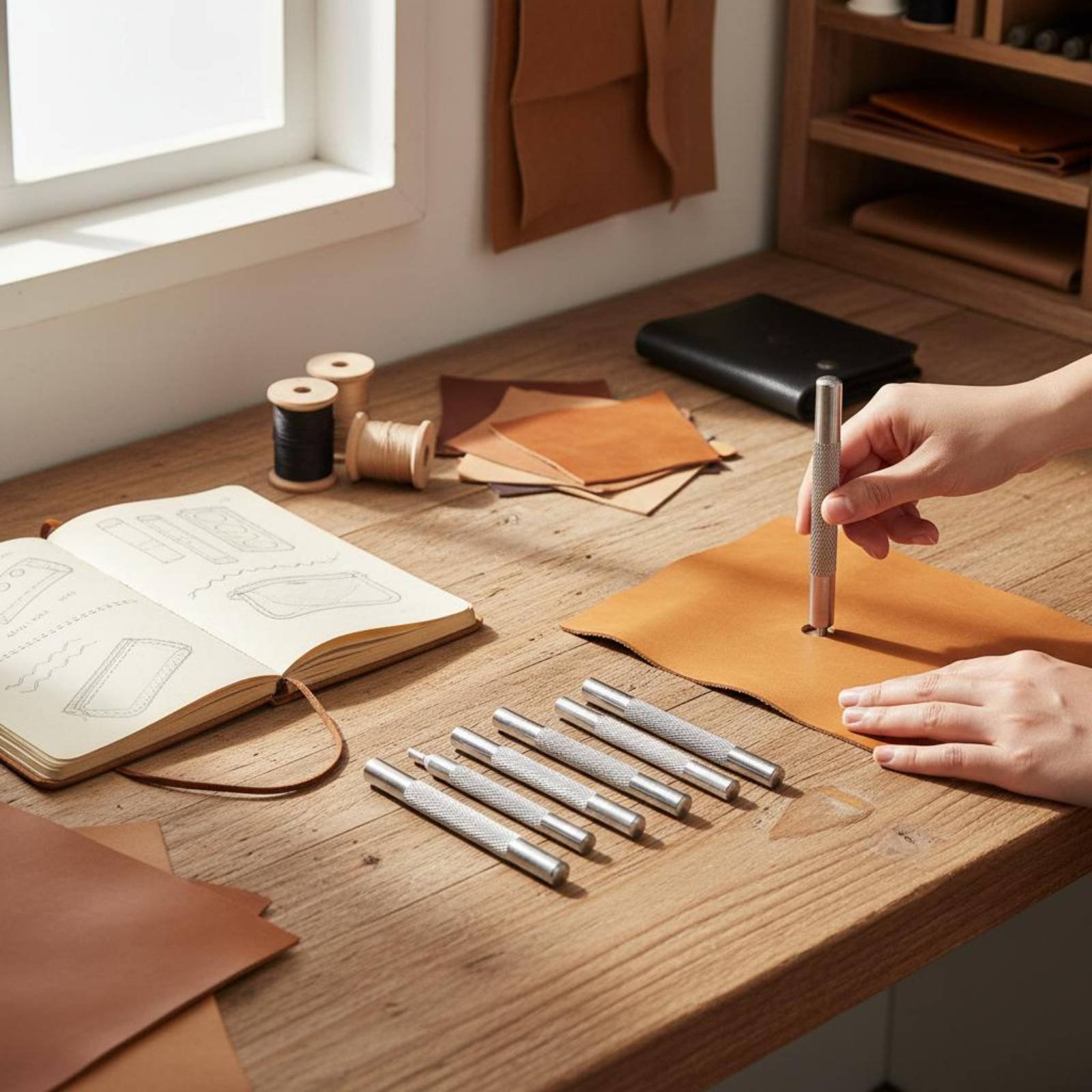 طقم أدوات تثبيت مشابك الجلد من - مراجعة Rivet Setter Tool وسعره