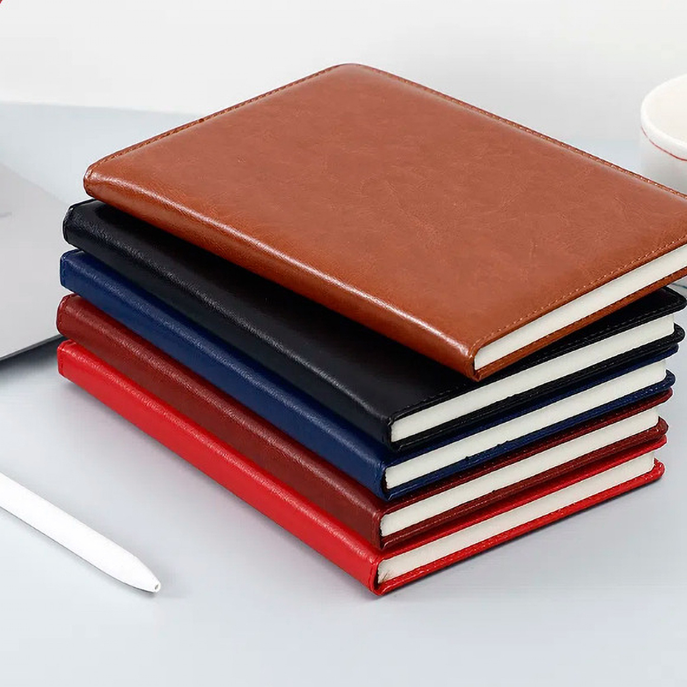 دفتر يوميات جلدي عتيق بتصميم ر - مراجعة Leather Work Diary Covers وسعره