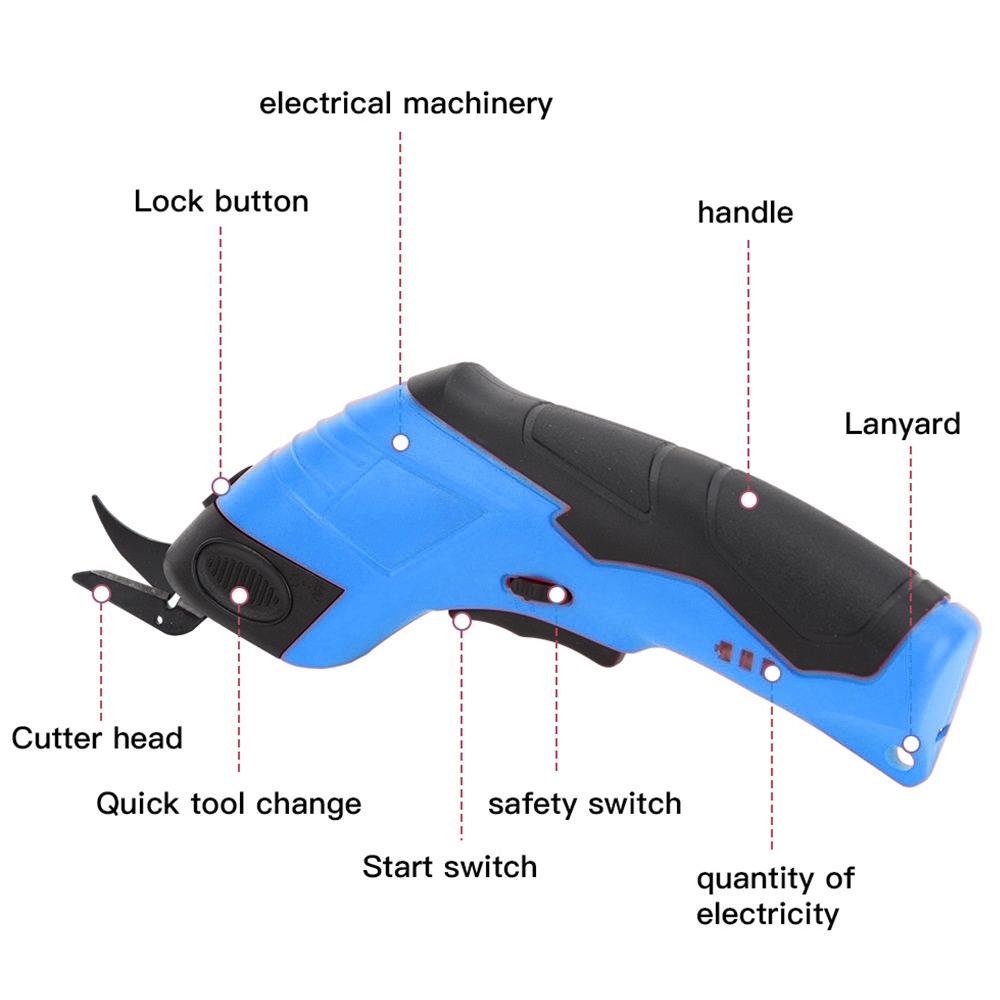 3.6 فولت مقص كهربائي آلة قطع ا - مراجعة Leatherwork Machine وسعره